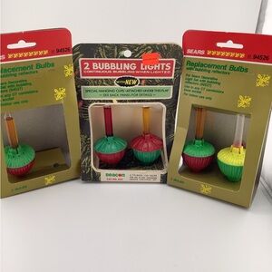 Vintage Christmas Sears and Beacon Bubble Replacement Bulbs UNTESTED